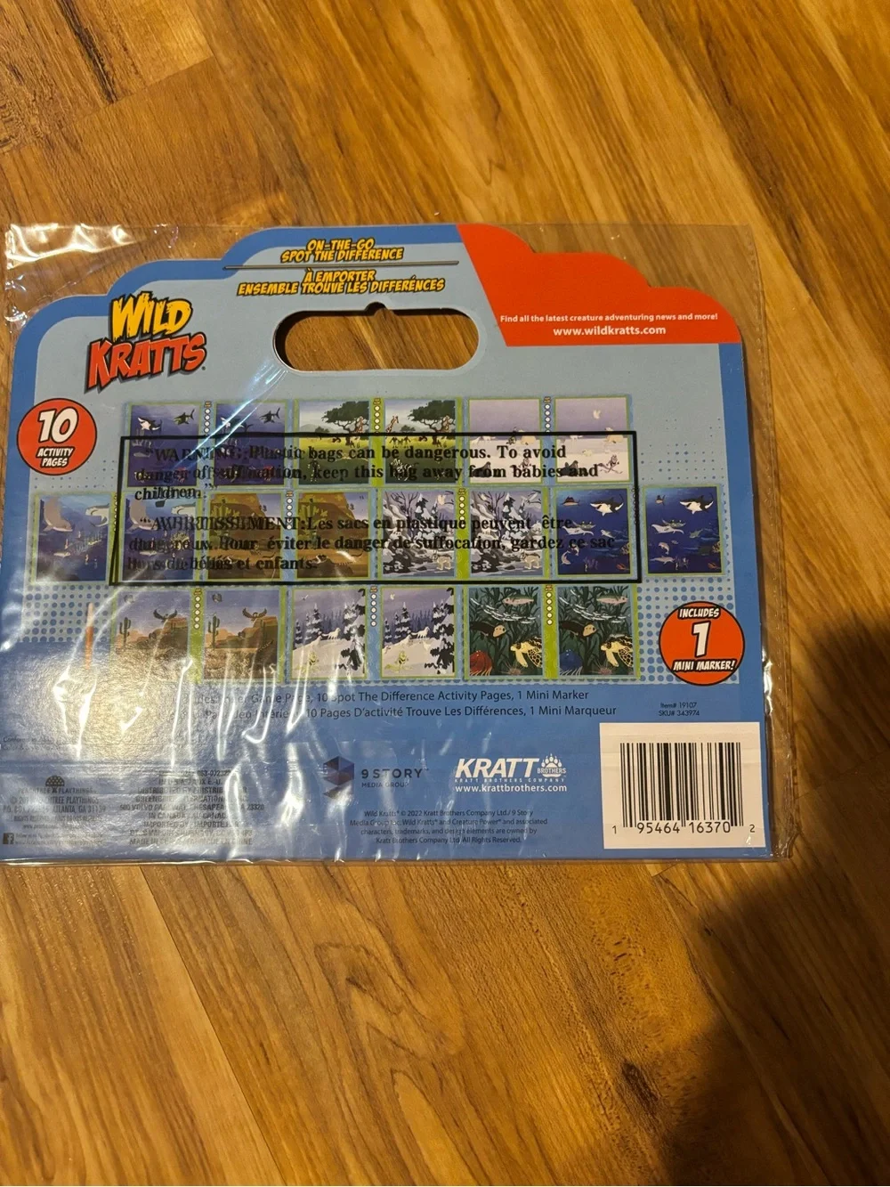 Wild Kratts On-The-Go Spot the Difference Activity Set - Picture 2 of 2